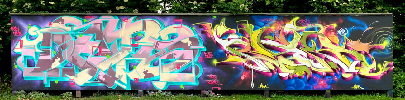 Graffiti Wall - Photo by DETS - dets, rsk, chameleons (2020)