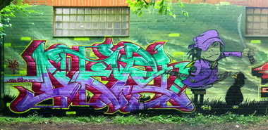 Graffiti Wall - Photo by DETS - dets, -, mutch(charry) (2017)