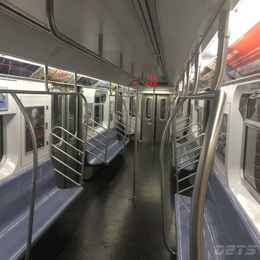 Graffiti Train - Photo by DETS - dets, ny, subway (2016)