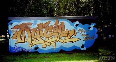 Graffiti Wall - Photo by DETS - nyse, jc (2003)