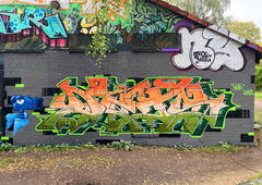 Graffiti Wall - Photo by DETS - dets, graffiti (2022)