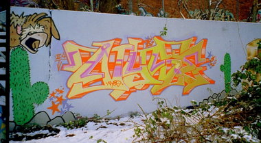 Graffiti Wall - Photo by DETS - nyse, jc (2004)