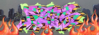 Graffiti Wall - Photo by DETS - dets, rsk, chameleons (2015)