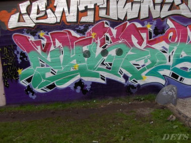 Graffiti Wall - Photo by DETS - nyse, kare, jc (2005)