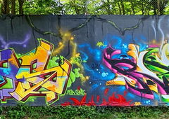 Graffiti Wall - Photo by DETS - dets, rsk, chms (2020)