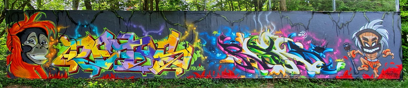 Graffiti Wall - Photo by DETS - dets, rsk, chms (2020)