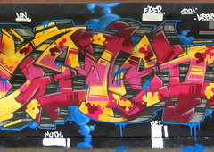 Graffiti Wall - Photo by DETS - rsk, chameleons (2018)