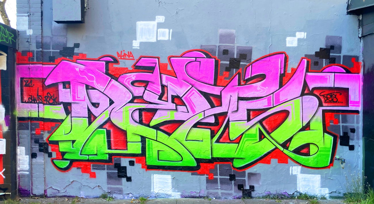 Graffiti Wall in Hamburg - Photo by DETS - dets, real, street (2021)