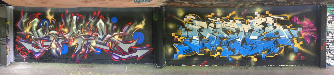 Graffiti Wall - Photo by DETS - dets, rsk, chameleons (2018)