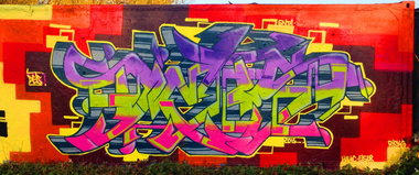 Graffiti Wall - Photo by DETS - dets, rsk, chameleons (2016)