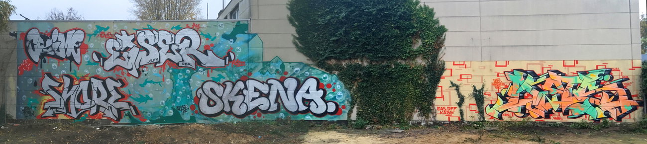Graffiti Wall - Photo by DETS - crime, eiser, skena (2018)