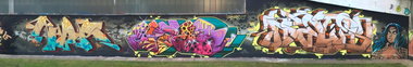 Graffiti Wall - Photo by DETS - kar, eiser, dets (2019)