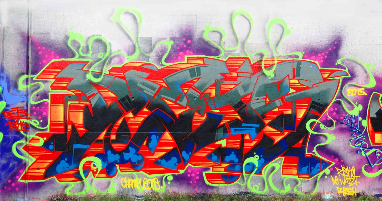 Graffiti Wall - Photo by DETS - dets, -, rsk (2015)