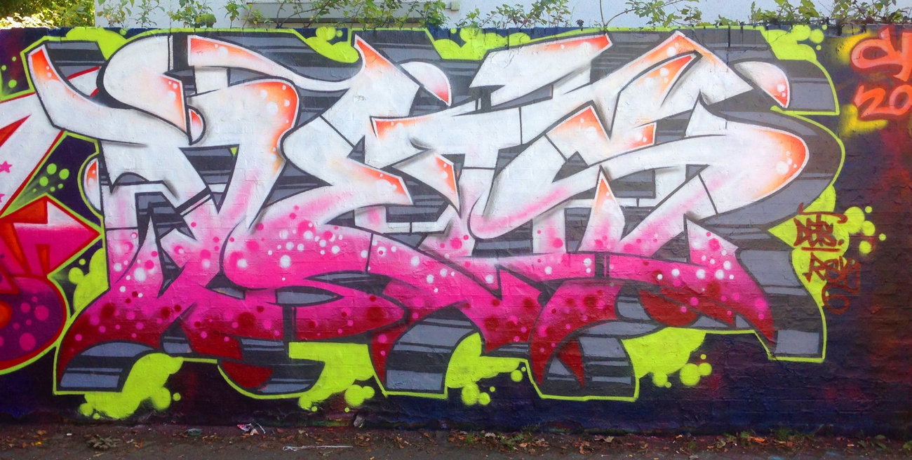 Graffiti Wall - Photo by DETS - bäx, dets, ahn (2015)