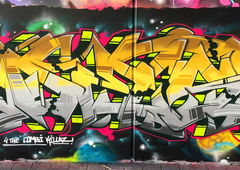 Graffiti Wall - Photo by DETS - rsk, dets, chameleons (2018)