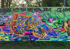 Graffiti Wall - Photo by DETS - dets, rsk, chameleons (2017)