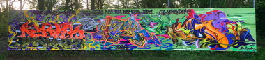 Graffiti Wall - Photo by DETS - dets, rsk, chameleons (2017)
