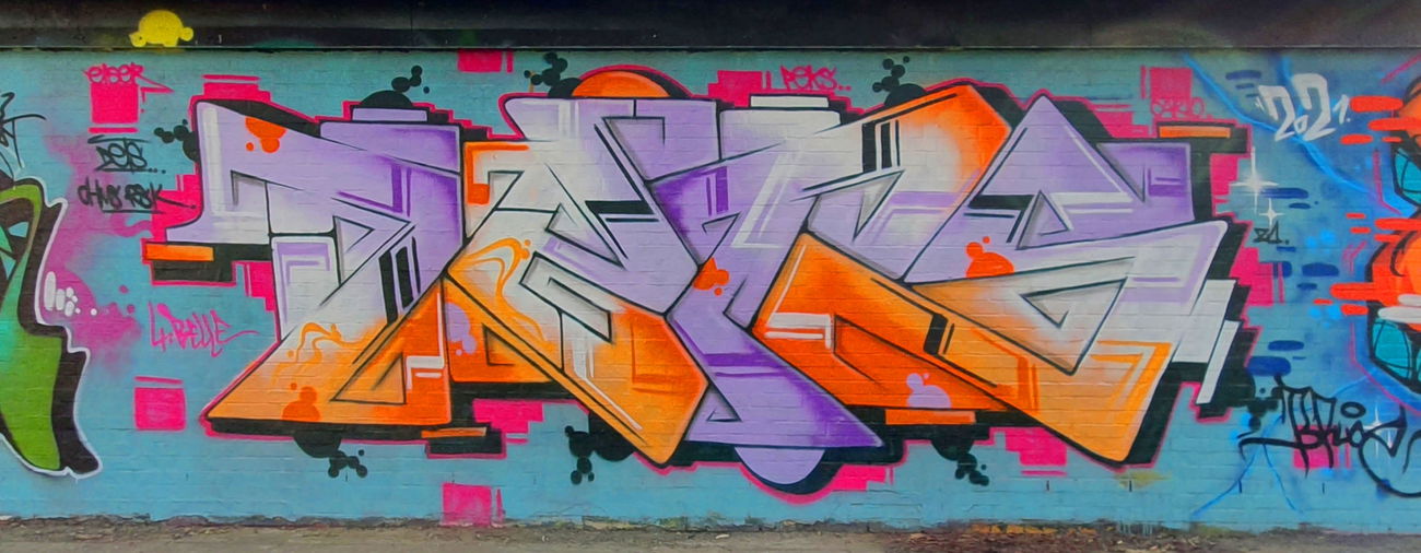 Graffiti Wall - Photo by DETS - art, graffiti, dets (2021)