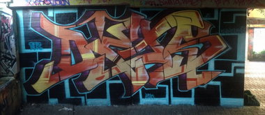 Graffiti Wall - Photo by DETS - ahn-risko-novak-sutor-wick-bex-soner (2015)
