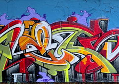 Graffiti Wall - Photo by DETS - dets, graffiti, art (2022)