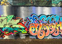 Graffiti Wall - Photo by DETS - stabile, wand, stabile