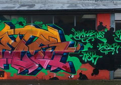 Graffiti Wall - Photo by DETS - regen, -, nein (2019)