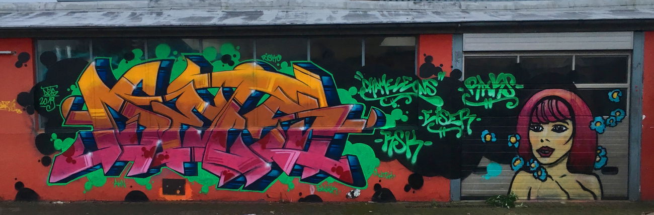 Graffiti Wall - Photo by DETS - regen, -, nein (2019)