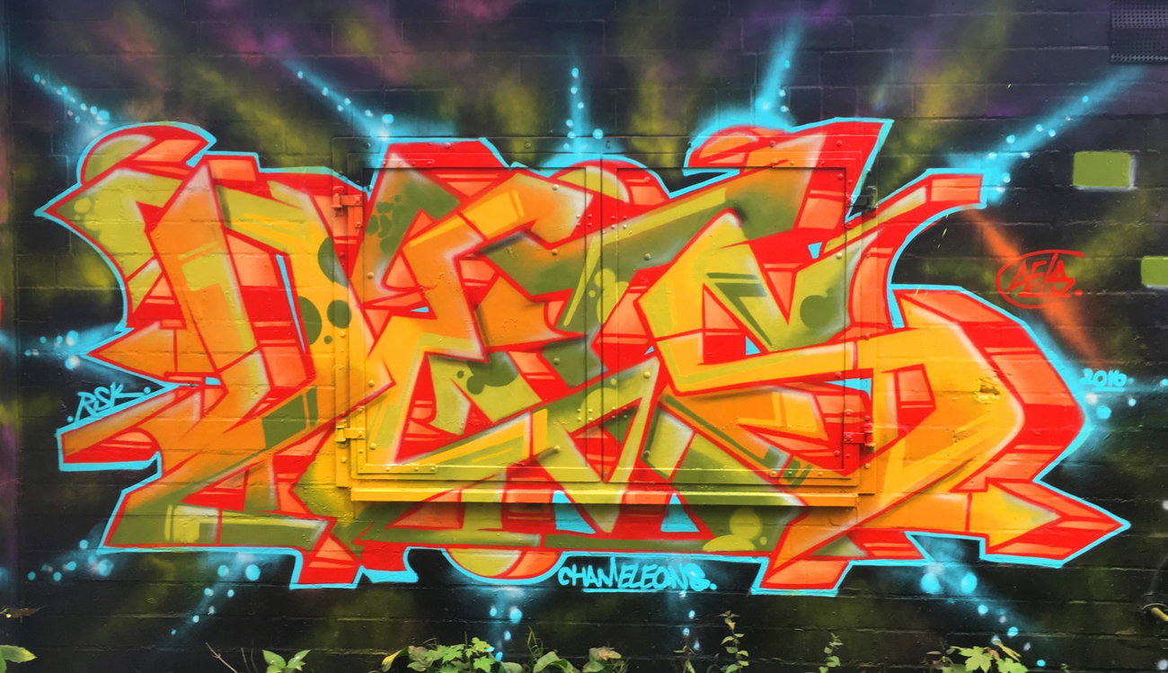 Graffiti Wall - Photo by DETS - dets, risko, rsk (2016)