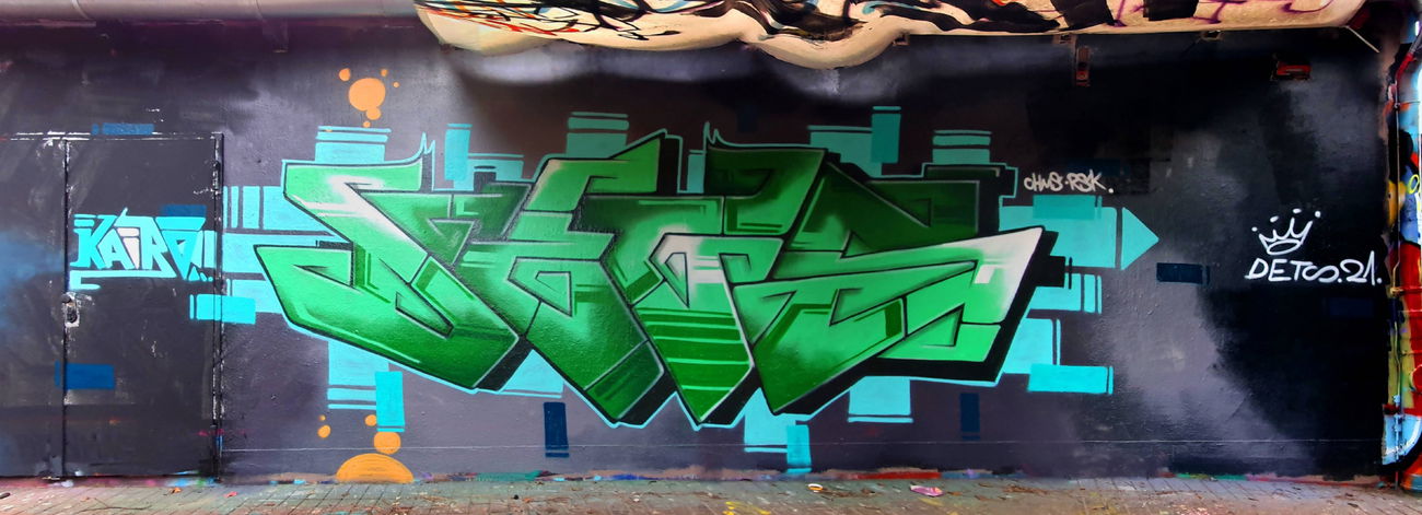 Graffiti Wall - Photo by DETS - rsk, chms, dets (2021)