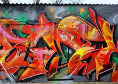 Graffiti Wall - Photo by DETS - chameleons, chms, rsk (2020)