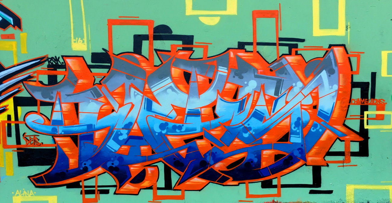 Graffiti Wall - Photo by DETS - risko, imun, dets (2016)