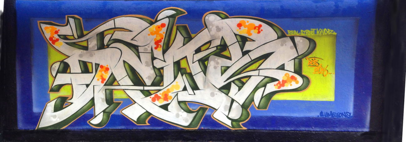 Graffiti Wall - Photo by DETS - dets, rsk, chameleons (2016)