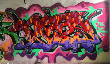 Graffiti Wall - Photo by DETS - rsk, chameloens (2016)
