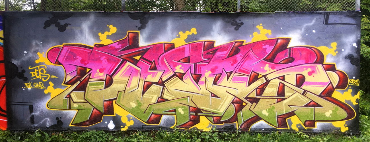 Graffiti Wall - Photo by DETS - dets, chms, rsk (2020)