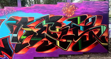 Graffiti Wall - Photo by DETS - graffiti, dets, rsk (2023)