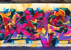 Graffiti Wall - Photo by DETS - dets, rsk, chameleons (2019)