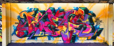 Graffiti Wall - Photo by DETS - dets, rsk, chameleons (2019)