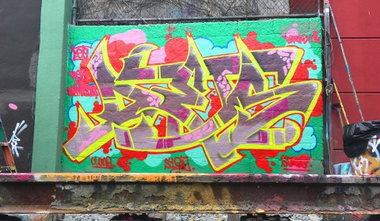 Graffiti Wall - Photo by DETS - dets, rsk, chameleons (2016)