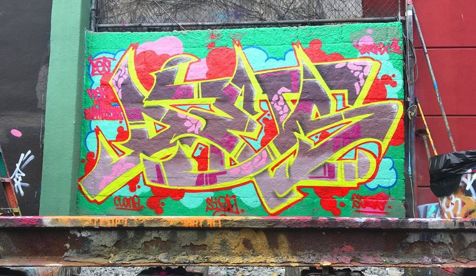 Graffiti Wall - Photo by DETS - dets, rsk, chameleons (2016)