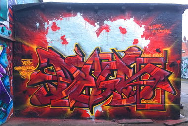 Graffiti Wall - Photo by DETS - dets, rsk, chameleons (2017)