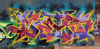 Graffiti Wall - Photo by DETS - dets, rsk, chameleons (2019)