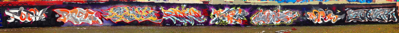 Graffiti Wall - Photo by DETS - the-writers-club (2014)