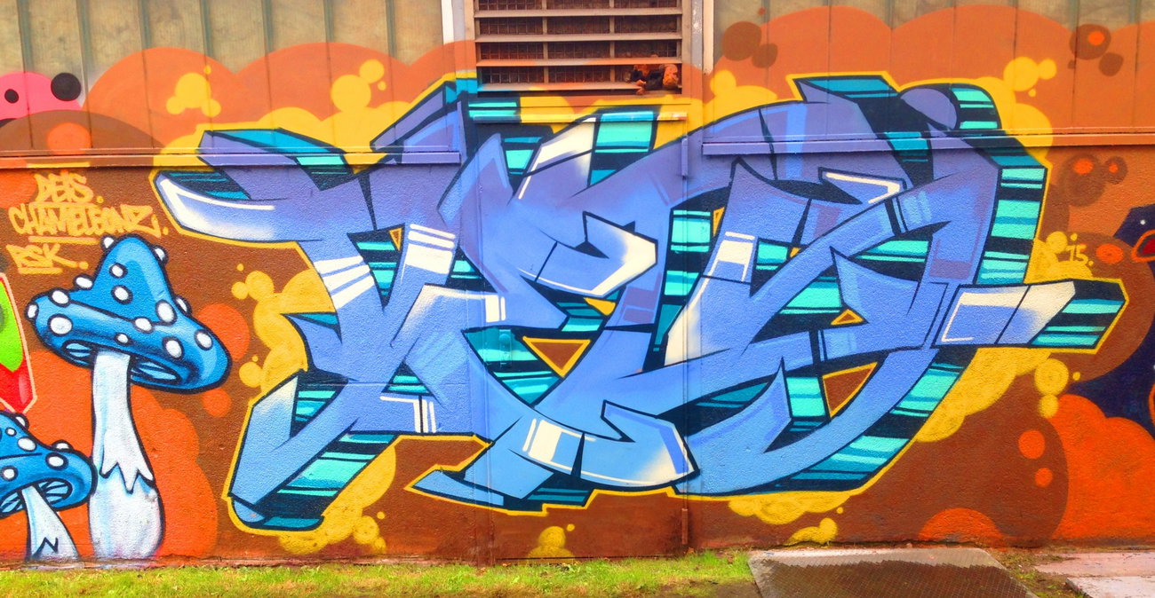 Graffiti Wall - Photo by DETS - ahn, dets, eiser (2015)