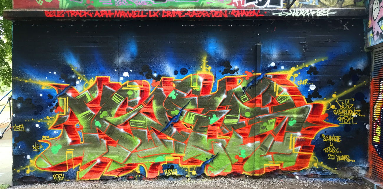Graffiti Wall - Photo by DETS - schanze, graffithamburg, dets