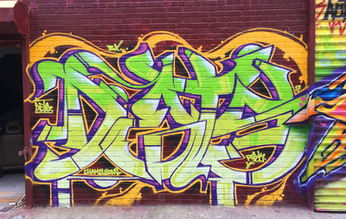 Graffiti Wall - Photo by DETS - dets, rsk, chameleons (2017)