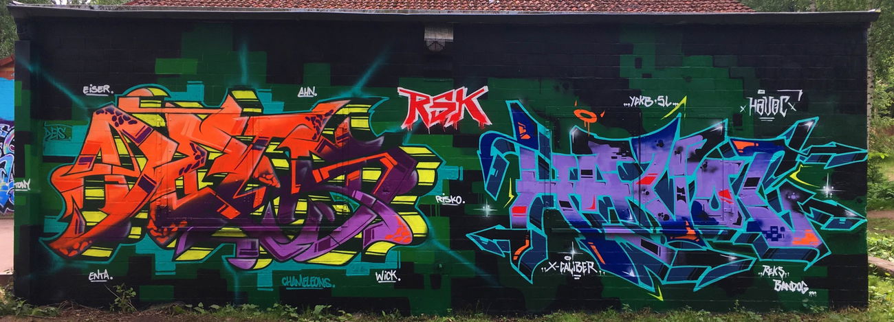 Graffiti Wall - Photo by DETS - dets, havoc, rsk (2016)