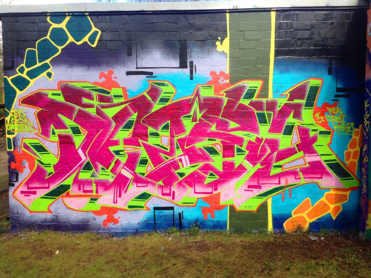 Graffiti Wall - Photo by DETS - tasche, wird, immer (2015)