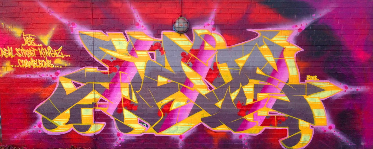 Graffiti Wall - Photo by DETS - dets, chameleons, rsk (2015)