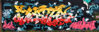 Graffiti Wall - Photo by DETS - dets, rsk, chameleons (2018)