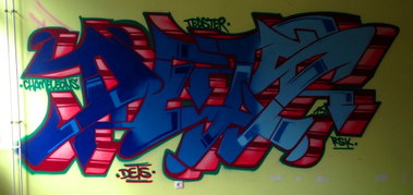 Graffiti Wall - Photo by DETS - dets, rsk, chameleons (2015)
